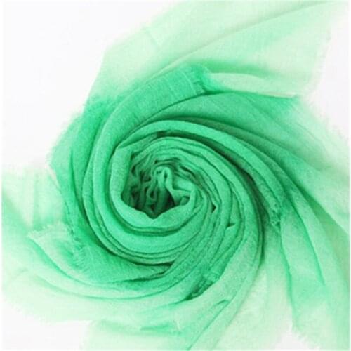 New fashion 100%wool women solid thin kerchief scarfs shawl pashmina gradient color 125x125cm yellow 4color