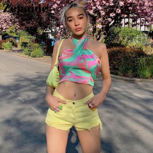 Женские укороченные майки Siddons China At AliExpress