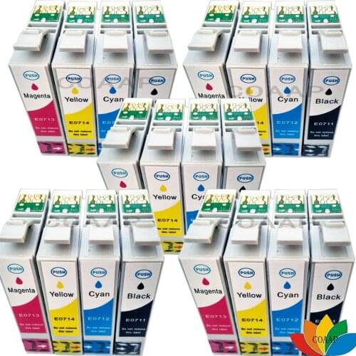 20x 71 T0711-T0714 T0715 compatible ink cartridge For EPSON Stylus SX215/SX218/SX400/SX405/SX405WiFi/SX410/SX415/SX510 printer
