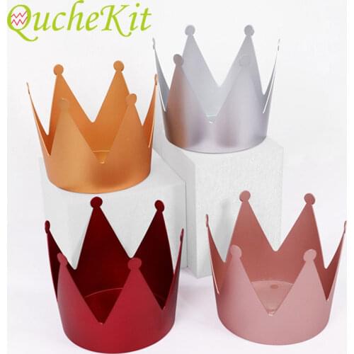 Waterproof Valentines Day Queen Crown Rose Flower Box Bouquet Holder Basket Wedding Party Birthday Mother Packaging Gift Boxes