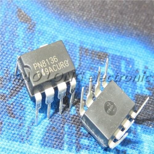 10PCS/LOT PN8136 PN8136NSC-T1 DIP-7 Power Management Chip IC New In Stock Quality 100