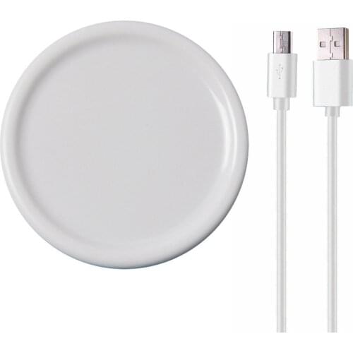 2 in 1 Universal 3W Mini Wireless Charging Stand Phone Earphone Smart Charger Dock Station Pad For Airpods Pro Galaxy Buds