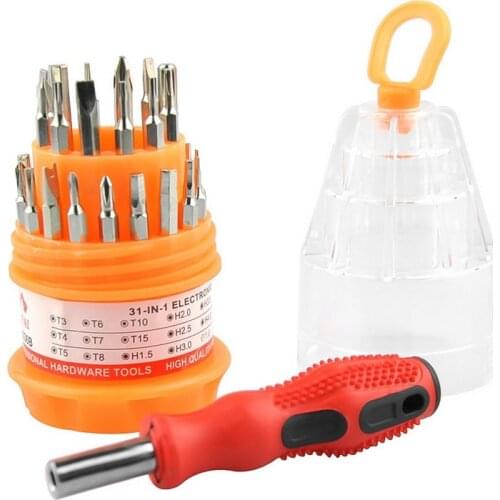 31-Piece Screwdriver Set Professional Full Triwing Screwdriver Kit Repair Multi-function Tool Set Easy To Carry Three In One