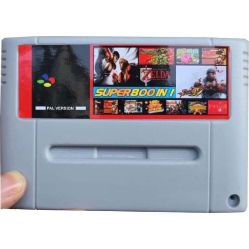 800 in 1 Games Card US/JP Version Game Cartridge Card for S-N-E-S Console