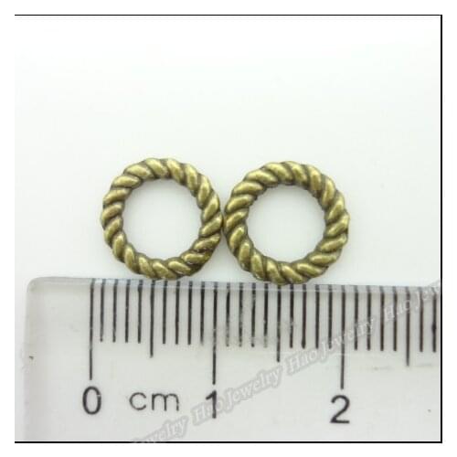 95pcs Vintage Antique bronze Round zinc alloy charms pendant DIY Bracelet Necklace metal jewelry accessories
