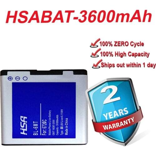 BP-6MT 3600mAh Battery Use for Nokia E51 N82 6720C