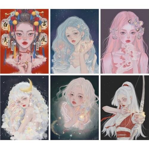 Diamond Painting 5D Diy Rhinestone Set Art Cartoon Painted Cross Stitch Character Handmade Home Decoration Can Be Customized