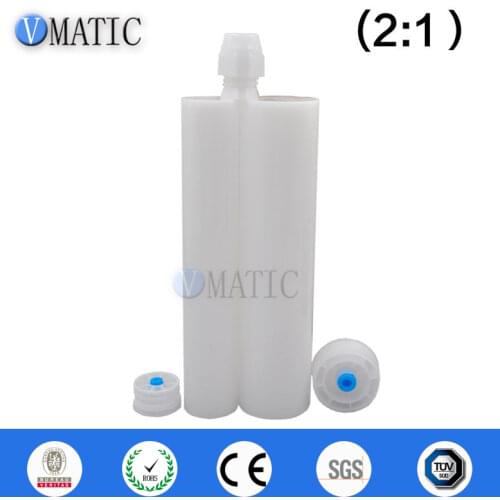 Free Shipping Two Component Cartridge 2:1 For 450ml Dispensing Gun,Dispensing Cartridge Needle With Static Mixer/Mixing