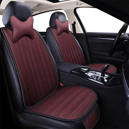 ZHOUSHENGLEE Ice Silk Non Slide Car Seat Cover for Citroen all models C4-Aircross C4-PICASSO C5 C2 C4 C6 C-Elysee C-Triomphe