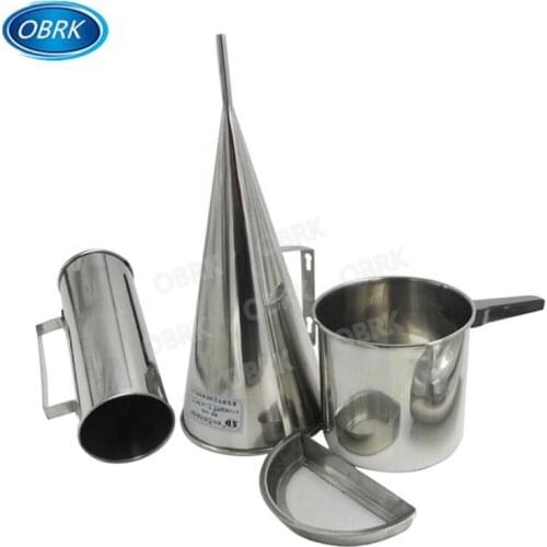 Mud viscosity flow cone apparatus Slurry test kit marsh funnel viscometer