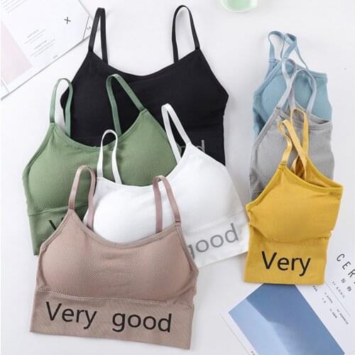 Cotton Sports Bras Women Push Up Solid Sports Bra Jogging Gym Women Sports Bra Girl Underwear Fitness Running Yoga Sport Tops