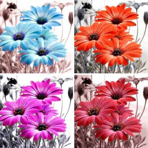 Kexinzu 5D Diamond Painting Flowers Full Drill Square 3d Diamond Art Embroidery Decoration For Home Gift kyi