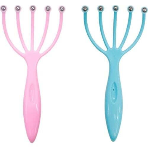 Hot seller Scalp massager Steel Ball head Massage Relaxation Five Finger Massager for head
