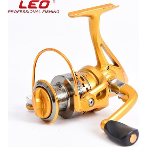 LEO Metal fishing reel 6-axis fishing reel spinning wheel throwing fishing gear Carretilha de pesca baitcasting molinete reel