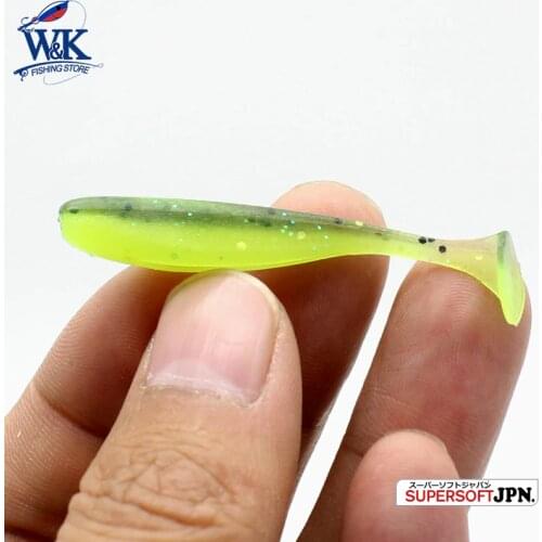 5cm Key Shad 20pcs Mini Shad Lure for ICE Fishing Perch Bass Bait 2" Jig Head Soft Bait Small Baits