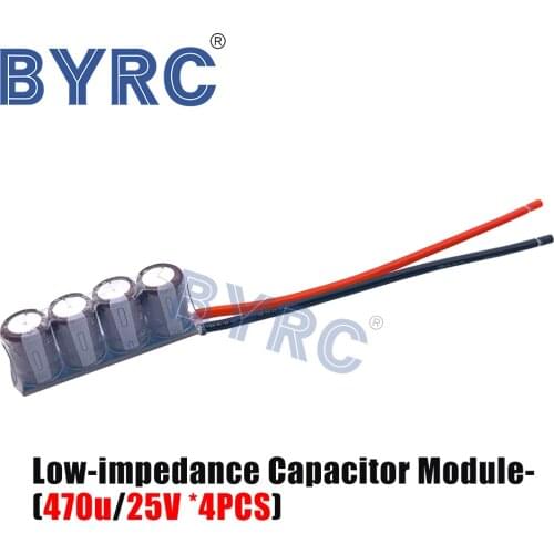 1Pcs Fire Phoenix 120a esc Low-impedance Capacitor Module 4 for Fire Phoenix ESC Super Capacitor Module #4 Module 470u/25V*4PCS