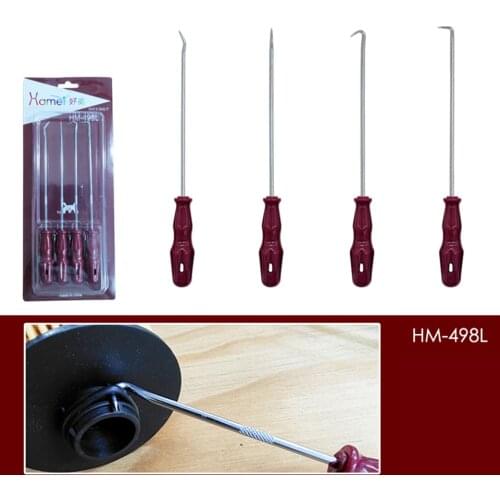 4-Piece Pick and Hook Set, Car Auto Oil Seal/O-Ring Seal Gasket Pick Mini Hooks Puller Remover k119