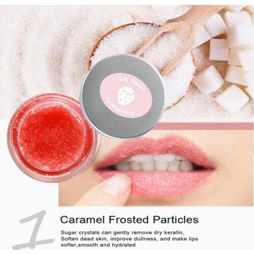 Gentle Exfoliating Lip Balm Moisturizing Keratin Cream Lip Exfoliating Base Lip Aging Gel Gloss Natural Anti Care Wrinkle Y6X1