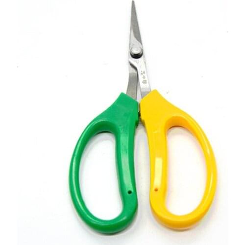 Free shipping 2 pcs lot 7" stainless steel curved blade bonsai tool branch cutting scissors fruit grape picking shear