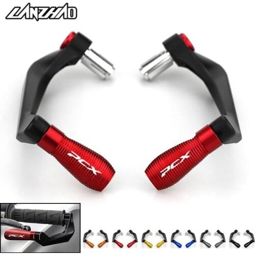 PCX Motorcycle Lever Guards Falling Levers Protector Aluminum Accessories for Honda PCX 125 150 160 200 EV HP MPG PCX160-CBS