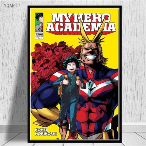 Boku No My Hero Academia Japanese Anime Posters And Prints Canvas Painting Pictures Wall Art Decorative Home Decor Affiche