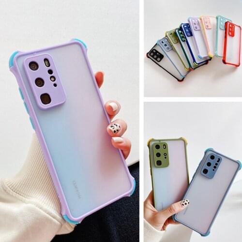 Shockproof Silicone Phone Case na For Samsung Galaxy A12 A02 A10 A20 A30 A50 A70 S A01 M01 Core Note 8 9 Matte Transparent Cover