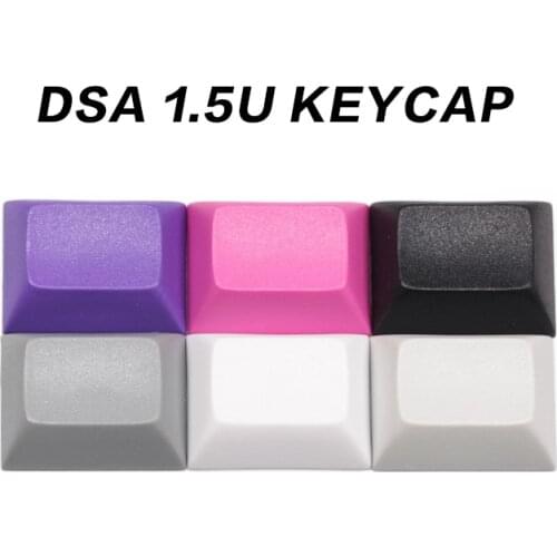 DSA Blank Personality Supplement Keycap 1.25u 1.5u 1.75uBlind Spot Keycap short ball cap Positioning Key Purple White Gray Black