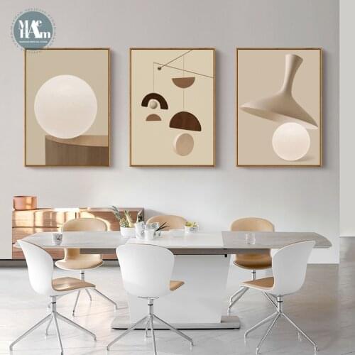 Nordic Warm color Abstract wall art Canvas Painting Prints Pictures for Living Room postmodern art posters print Home Decor