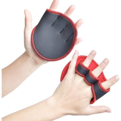 Weight Lifting Training Gloves Fitness Sports Dumbbell Grips Pads Gym Bench Press Exercises Hand Palm Protector