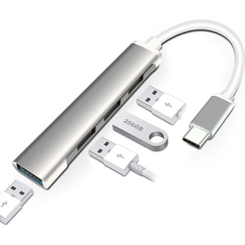 USB Type C 3.1 Hub USB C Splitter For Apple Macbook iPad Pro 11 Air 4 PC Laptop Dock 4 Ports USB 3.0 Multi USB C OTG Adapter