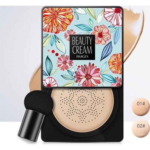 Moisturizing Mushroom Cushion BB Cream Bright Air Foundation Base Mushroom Head CC Cream Concealer Whitening Makeup Cosmetic