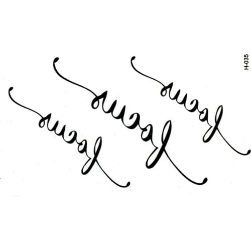 Love in English waterproof temporary tattoos men flash tattoo stickers arm tattoo sleeve harajuku men tatuagem car-styling tatoo