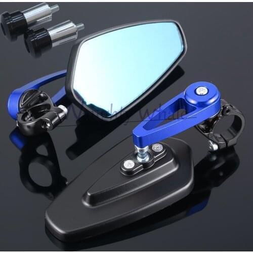 1 pair Motorcycle Rear View Handle Bar End Side Rearview Mirrors FOR Piaggio MP3 500 Beverly 300 BYQ 100T Medley Liberty 150 125