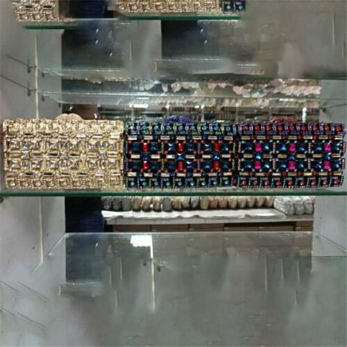 Lady Dress Bridal Party Prom Handbags Women Evening Party Diamonds Luxury Clutch Fashion Bling Crystal Bridal Wedding Bag Purse