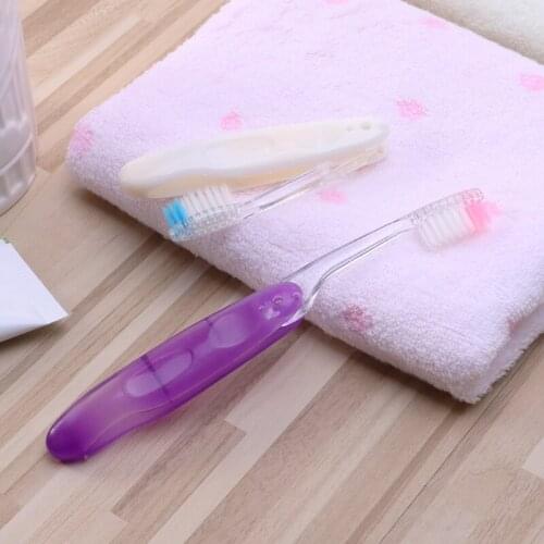 1pc Foldable Soft Hair Portable Toothbrush Travel Camping Hiking Outdoor