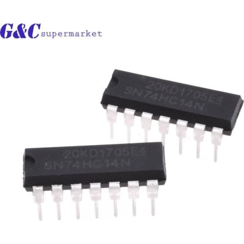 10pcs/lot SN74HC14N DIP-14 SN74HC14 DIP 74HC14N DIP14 74HC14 new and original IC diy electronics