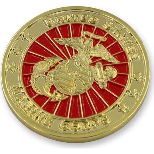 3D Logo Gold Plated Soft Enamel Souvenir Coin for Promotion Gift
