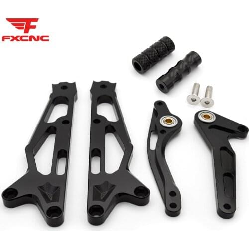 For Honda GROM MSX125 2017-2020 CNC Aluminum Alloy Motorcycle Rearset Footrest Footpeg Pedal Rear set Foot rest Accessories Part