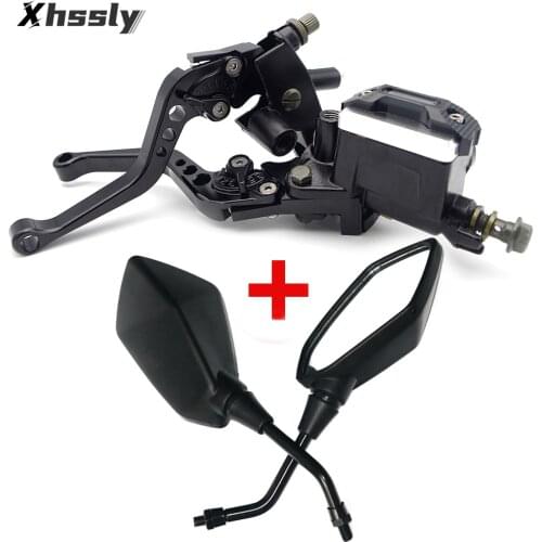 For KAWASAKI Vulcan 800 Z1000 2008 Z650 Vn 1500 Kle 500 Vn800 Vulcan 1500 Brake Clutch Pump Lever Motorcycle Rearview Mirror