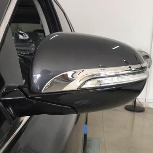 For KIA SORENTO L 2015 2016 2017 ABS Chrome Car Accessories Side Mirror Trim Rear View Molding