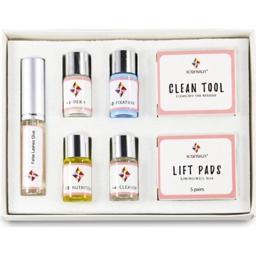 Ship From Russia Mini Eyelash Perming Kit lashes lifting Cilia Lift perm Set Curling and Nutritious Growth Treatments