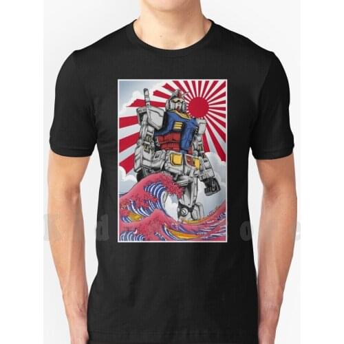 T Shirt Cotton Men Diy Print Cool Tee Mobile Suit Gunpla Japan Giant Robot Retro Vintage Zeon Zaku Amuro Ray Gomskyaratstudio