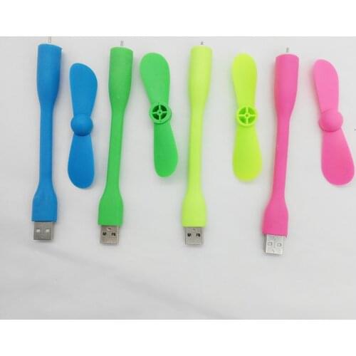 Flexible Mini Usb Fan Portable Detachable Cooling Fan For Pc Power Bank Usb Devices Mini Handheld Usb Fan