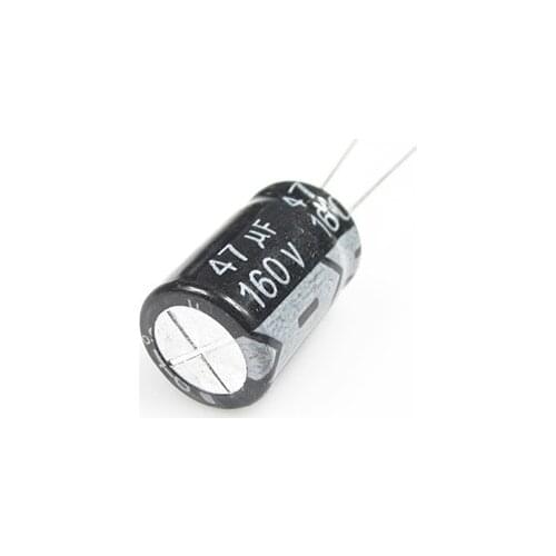 Free shipping 100pcs 160V 47uF 47uF 160V 10*20mm Electrolytic capacitors best quality New origina