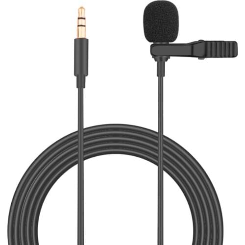 3.5mm Mini Mic Long-line Microphone for OSMO Pocket Action Camera Hands Free Clip On Microphone for PC Laptop Lound Speaker
