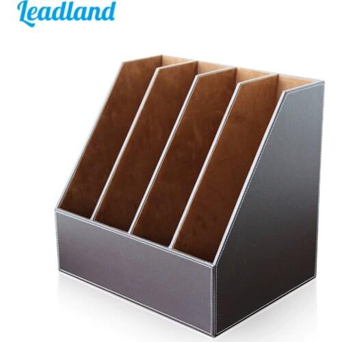 4 Slots Document Letter Tray File Organizer File Holder Stand Office & School Supplies Paper Storage Magazine Holder Rack