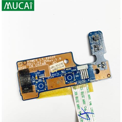 Original For ACER Aspire 5750 5750G 5350 5755 5780 laptop Power Button Board with Cable P5WE0 LS-6902P Repairing Accessories