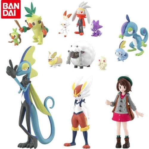 Bandai Genuine Assembly Model Pokemon SCALE WORLD styling series Galar Region Elf Action Figure Model Toy
