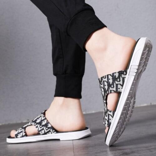 Beach Sandals For Men Men Outdoor Slippers Korean Sandals Mens Slipper Size 48 Shoes Mens Slide Flip Flops Fashion Sneakers