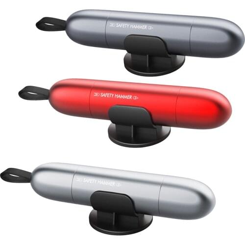 Portable Car Safety Hammer Multifunctional Stainless Steel Car Window Glass Breaker Emergency Escape Tool Seatbelt Cutter